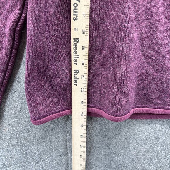 Patagonia Sweater Women Small Burgundy Half Zip Fleece Better Pullover 25618 - Picture 8 of 13